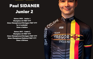 Présentation des plestinais du Team Trégor Cyclisme : Paul Sidaner