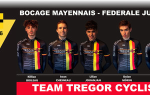 Le Team Trégor Cyclisme sur le Bocage et de l'Ernée 53