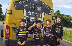 4 Plestinais au Trophée de France des Jeunes Cyclistes